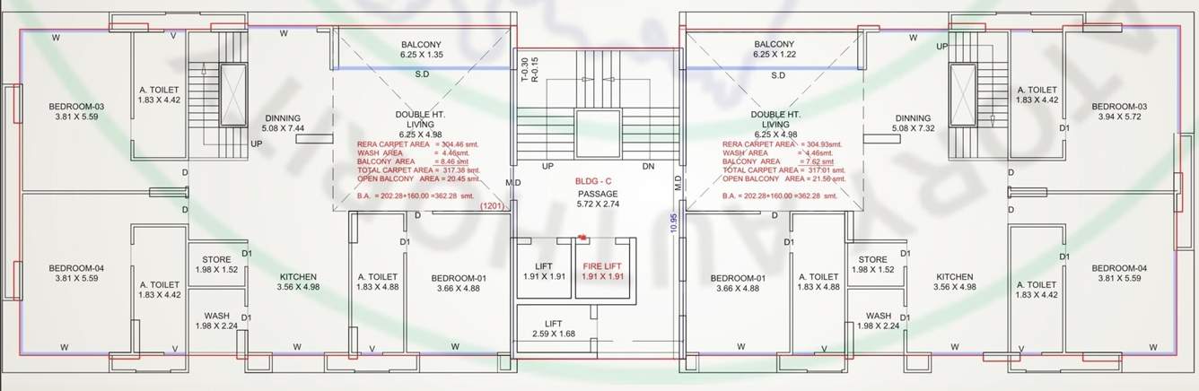  elements Building C Cluster Plan 12th Floor