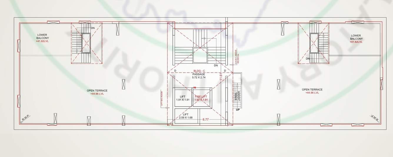  elements Building C Cluster Plan Terrace