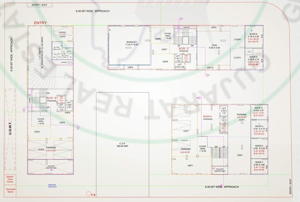  elements Layout Plan
