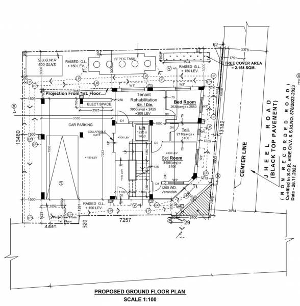  residency Durga Residency Cluster Plan for ground Floor