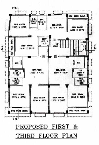  nibas Nibas Cluster Plan for 3rd Floor