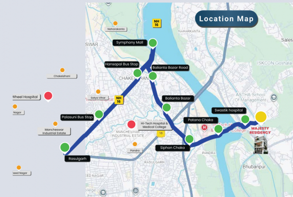  majesty-residency Location Plan
