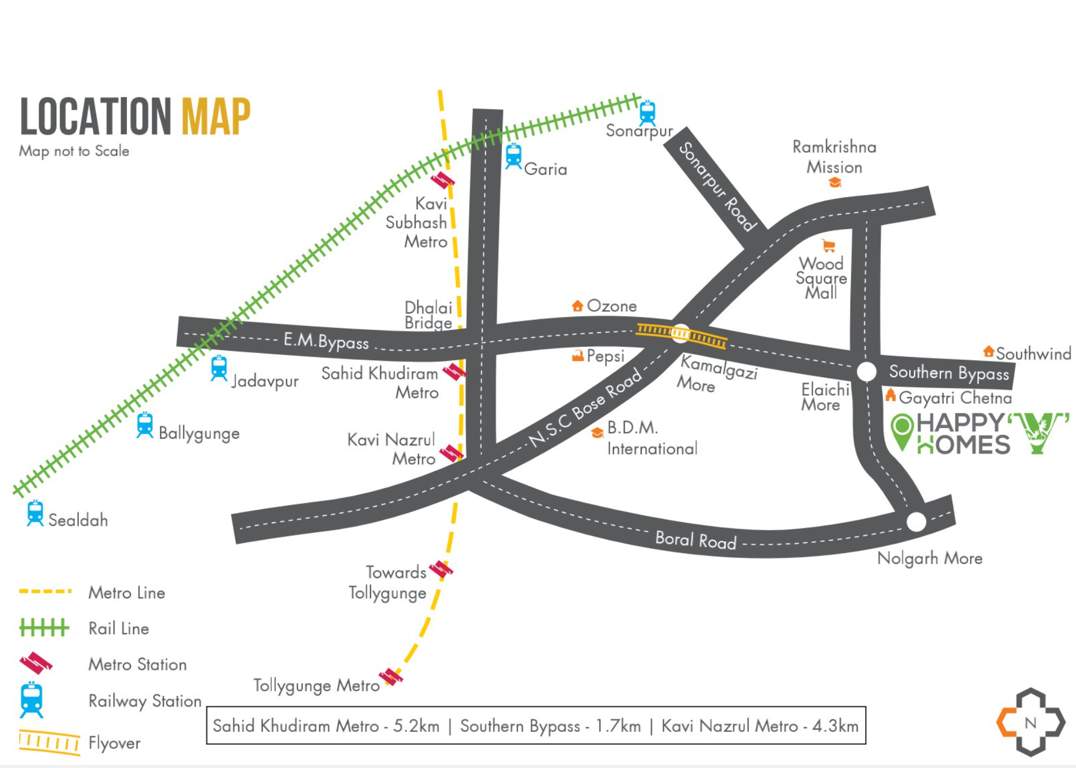  happy homes v phase ii bloomsberry Location Plan