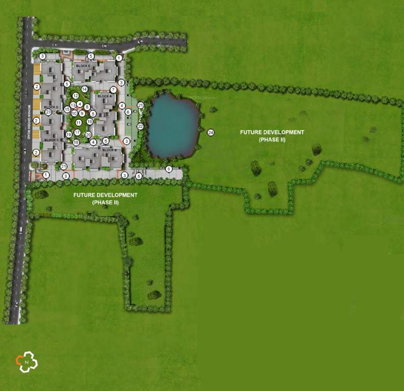  happy homes v phase ii bloomsberry Master Plan