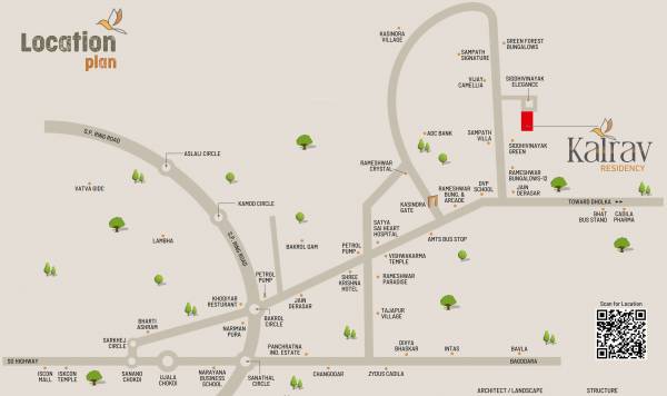  kalrav-residency Location Plan