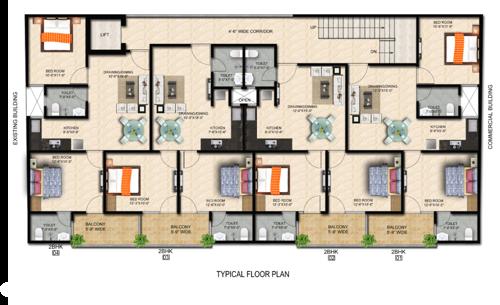 Amore Cluster Plan from 1st to 5th Floor amore Amore Cluster Plan from 1st to 5th Floor