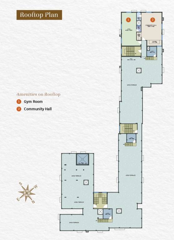 rajhans Rajhans Rooftop Cluster Plan