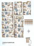 Block A Cluster Plan for Typical Floor pvr-skanda Block A Cluster Plan for Typical Floor