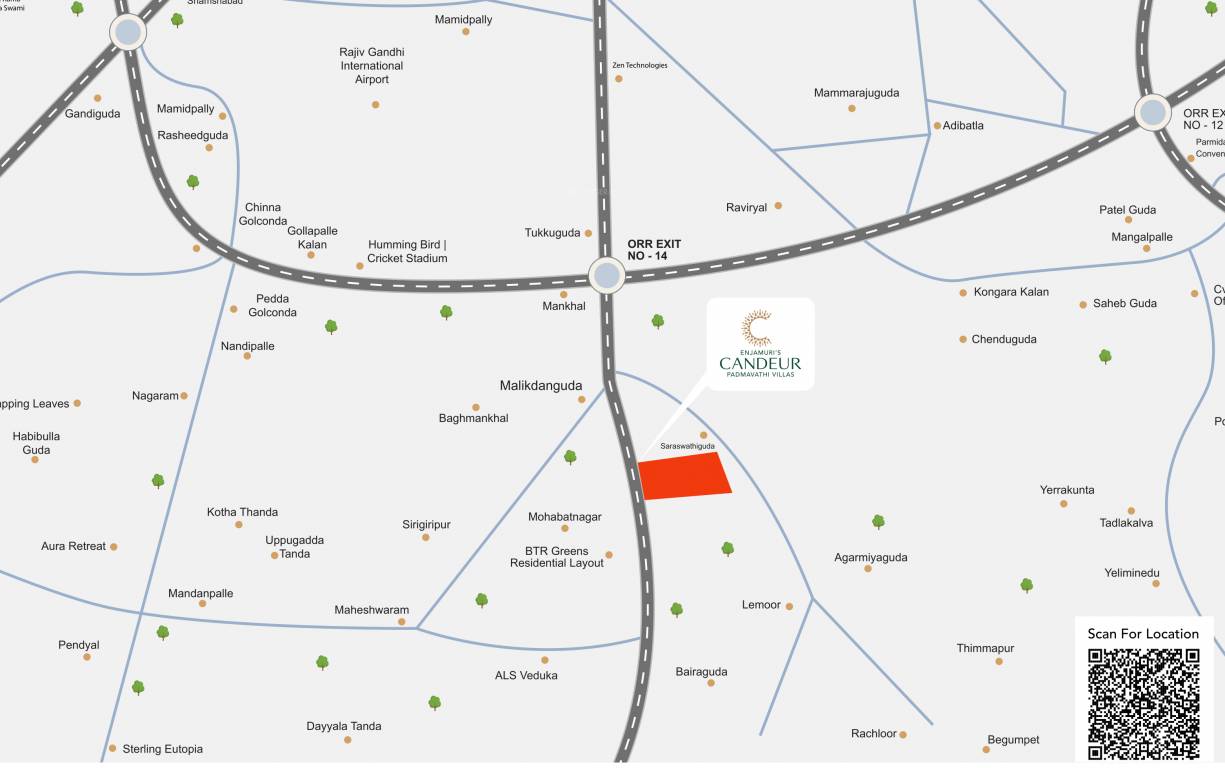  enjamuris candeur Location Plan