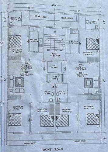  luxury-floors Lovely Luxury Floors Cluster Plan from 1st to 4th Floor