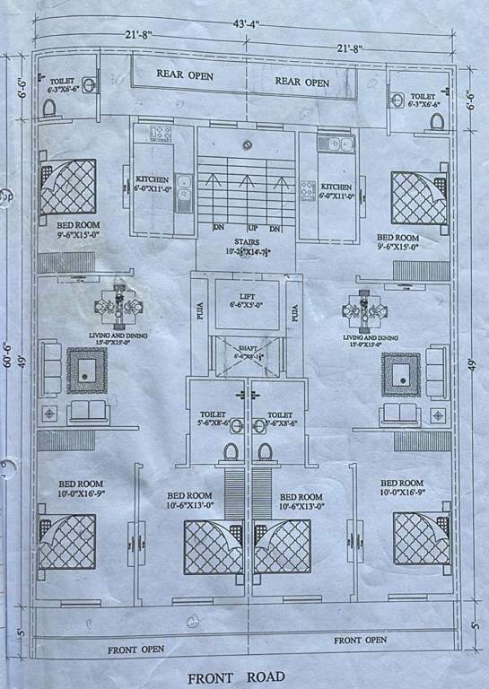 luxury floors Lovely Luxury Floors Cluster Plan from 1st to 4th Floor