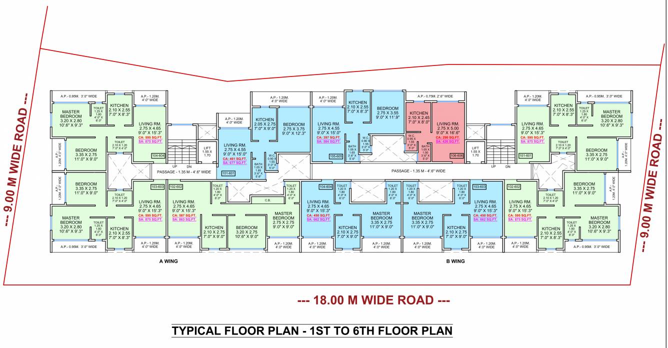  enclave Wing A Cluster Plan