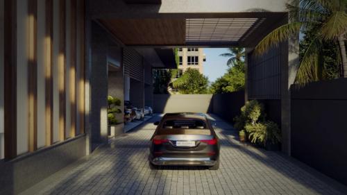  the-chalet Car Parking