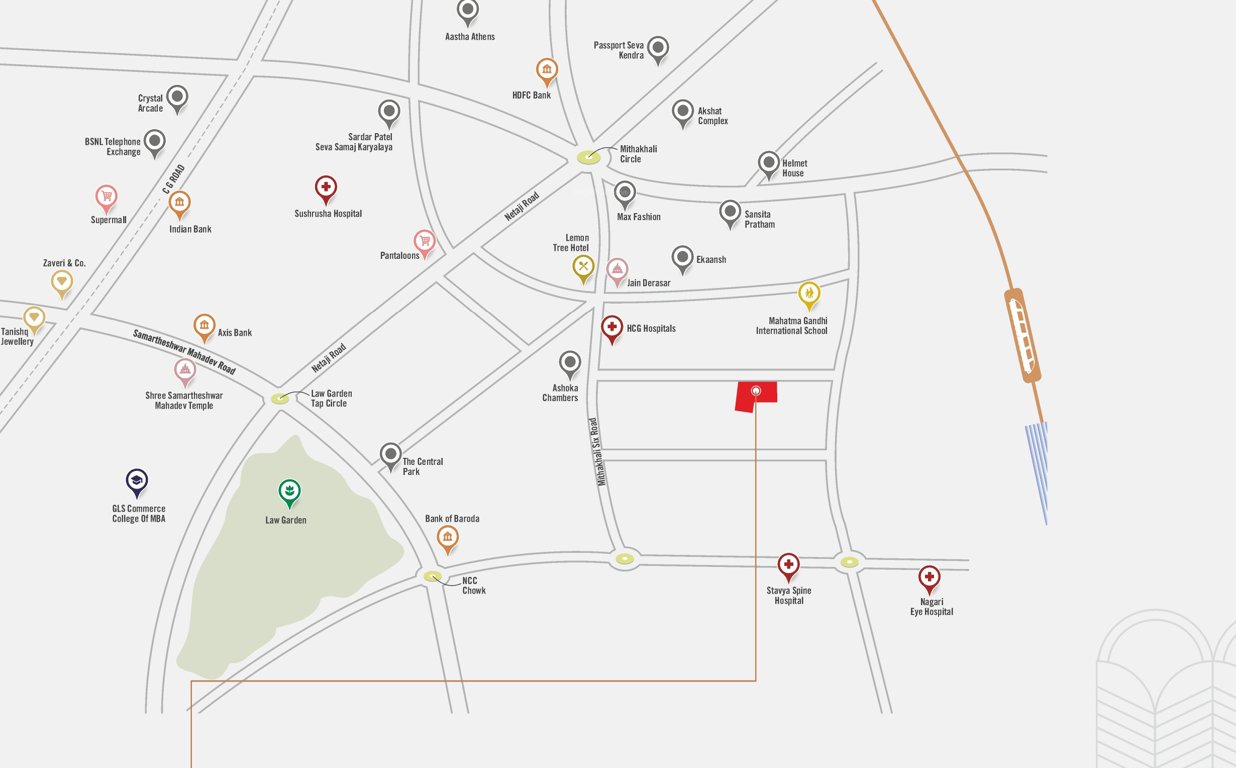  nakshatra nest Location Plan