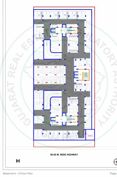  sapphire-ii Block A B C Cluster Plan for basement 2 Floor
