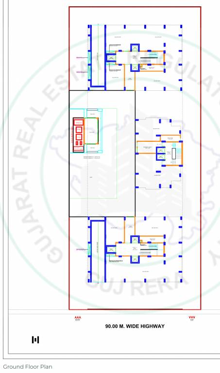  sapphire ii Block A B C Cluster Plan for ground Floor