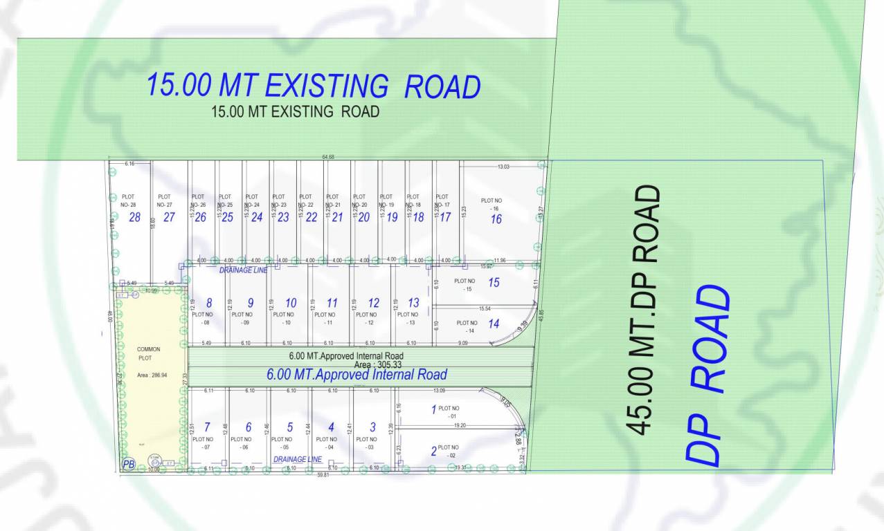 sahaj bunglows Layout Plan