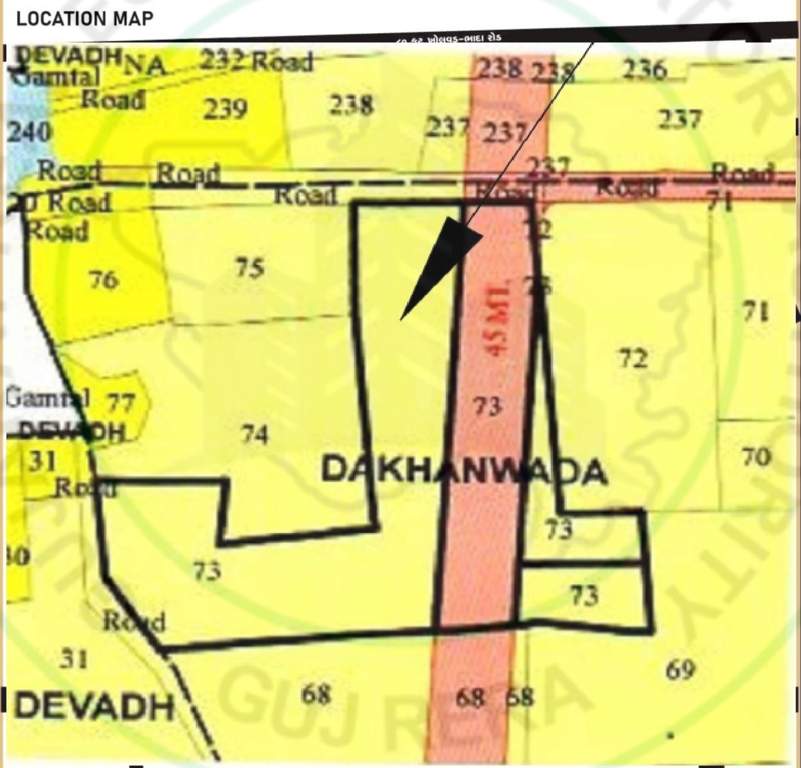 sahaj bunglows Location Plan