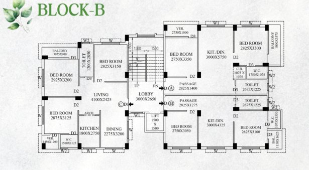  the eco palace TOWER B Cluster Plan