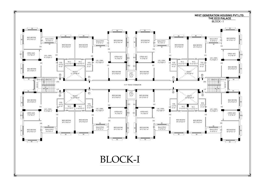  the eco palace TOWER I Cluster Plan