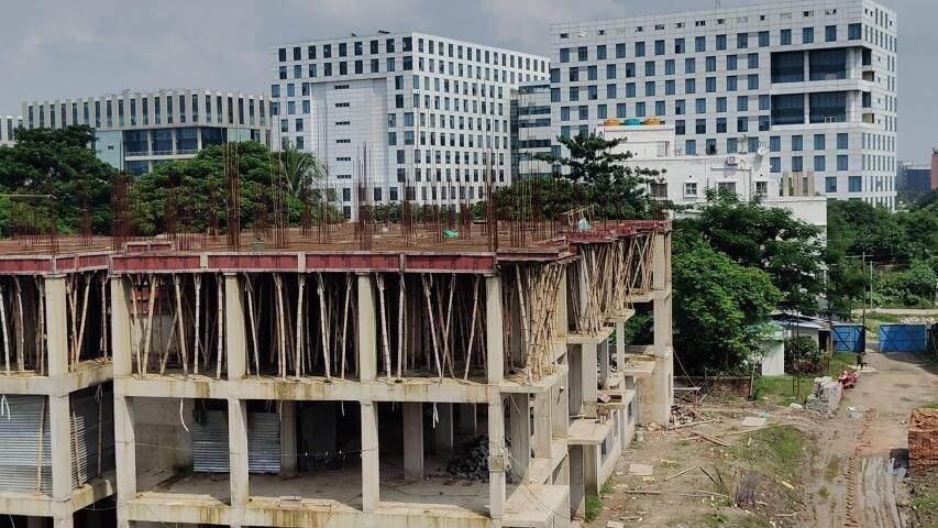  the eco palace Construction Status Aug 25