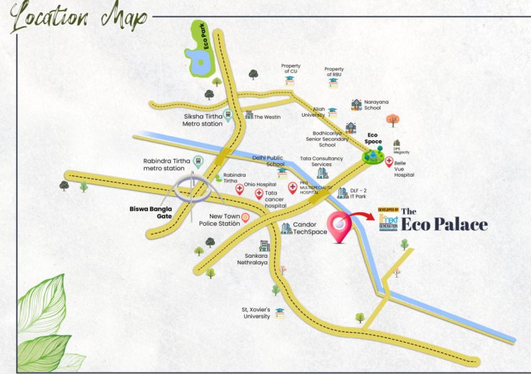  the eco palace Location Plan