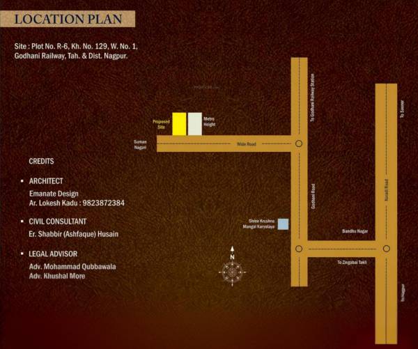  monarch-residency Location Plan