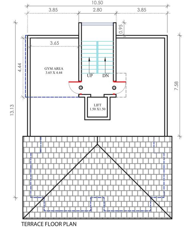  casa verdura Casa Verdura Cluster Plan For Terrace