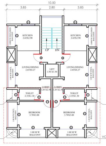  casa-verdura Casa Verdura Cluster Plan from 1st to 3rd Floor