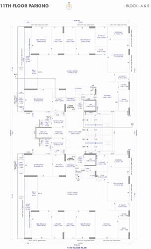 Building A & B Cluster Plan for 11th Floor 88-royals Building A & B Cluster Plan for 11th Floor