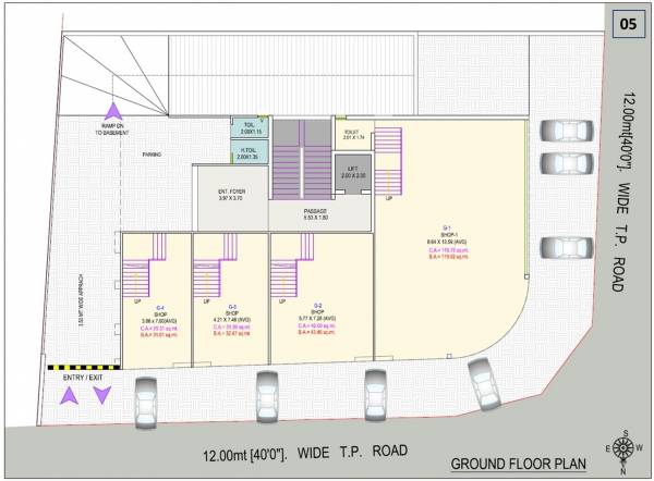  avenue-294 Tower A Cluster Plan for ground Floor