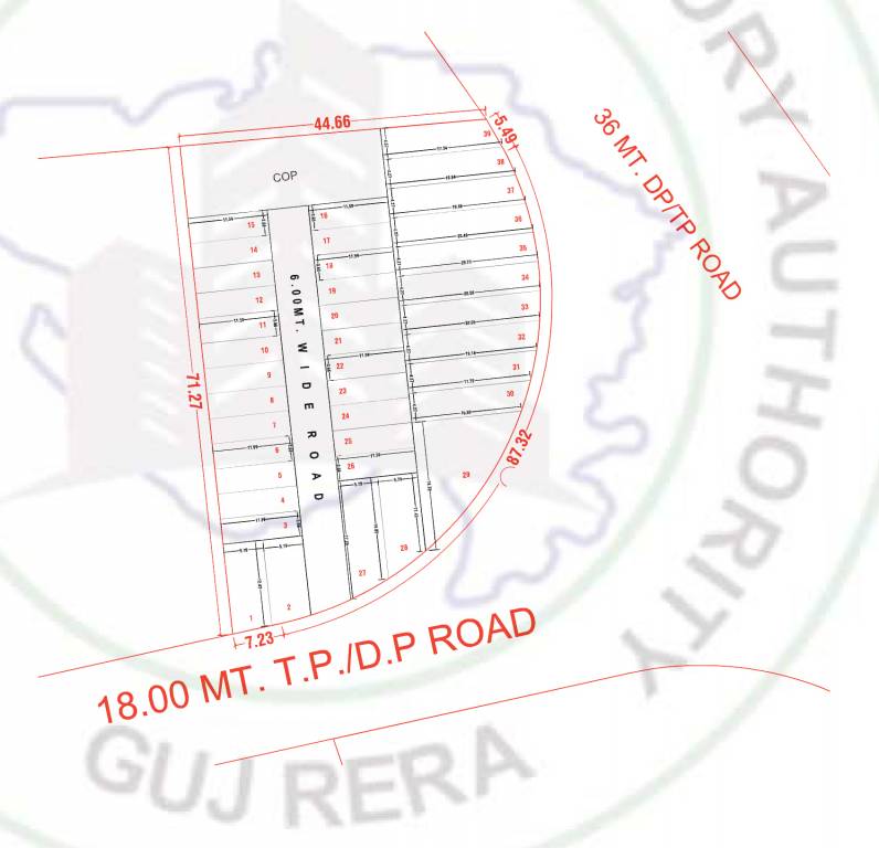  zeenat enclave Layout Plan