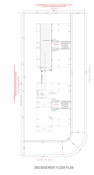 luxuria Block A, B Basement Plan for 2nd Floor
