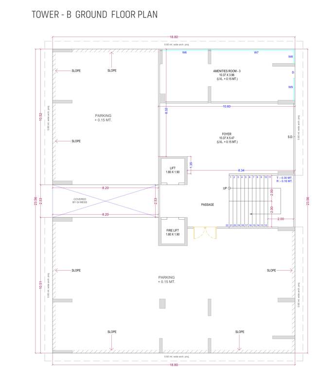  luxuria Block B Cluster Plan for ground Floor