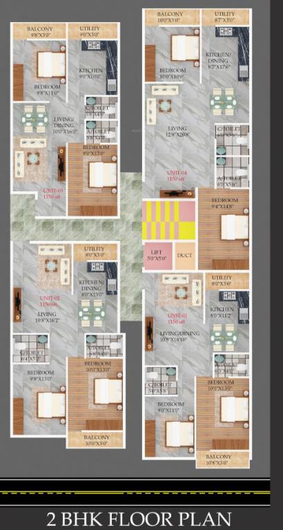  gayathri blossom Block A Cluster Plan