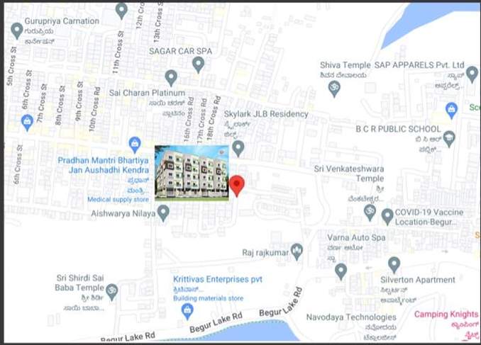  gayathri blossom Location Plan