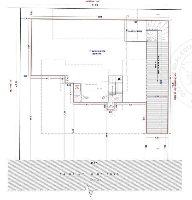 madhav heights Madhav Heights Cluster Plan for Basement Floor