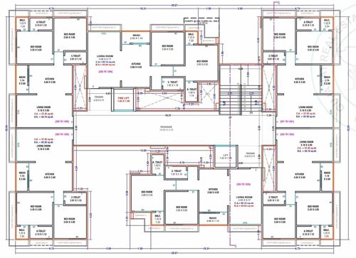  madhav-heights Madhav Heights Cluster Plan from 1st to 12th Floor