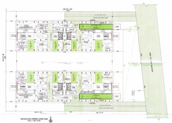  vinayak-residency-3 Tower A,B,C,D Cluster Plan for ground Floor