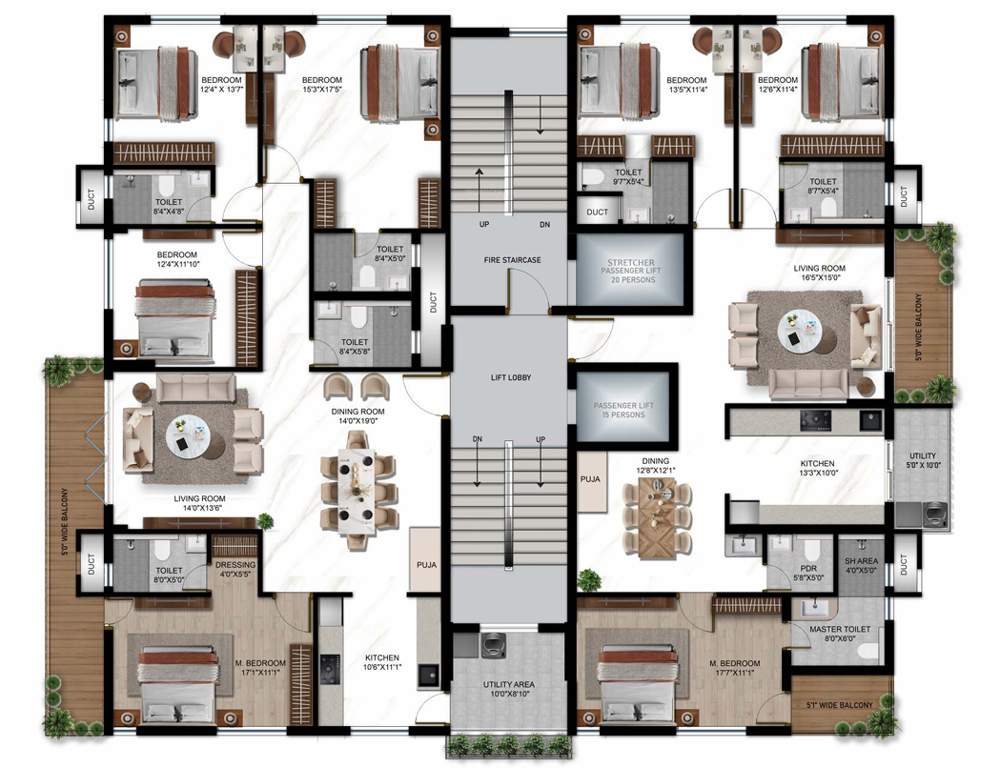 citara Citara Cluster Plan For 1st Floor