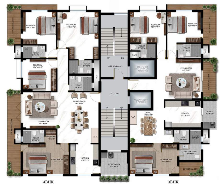 citara Citara Cluster Plan From 4th, 7th To 10th Floor
