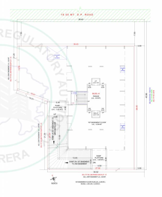  luxuria Block A Cluster Plan for 1st Basement Floor