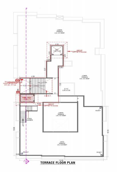  park Block A Cluster Plan for Terrace Floor