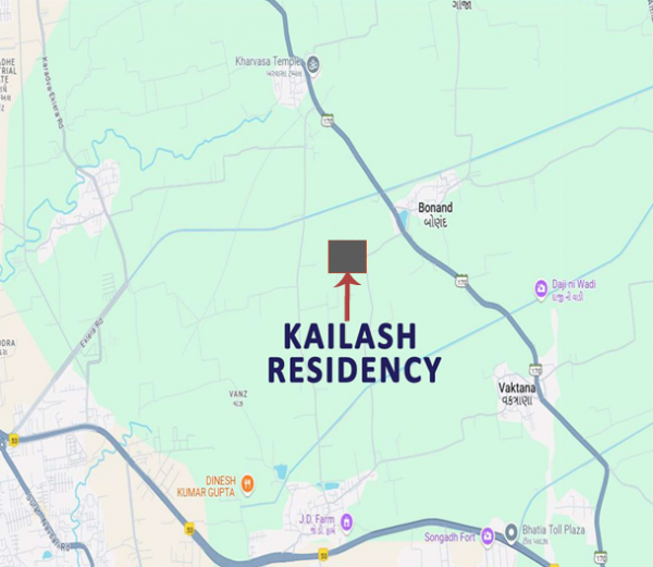  kailash-residency Location Plan