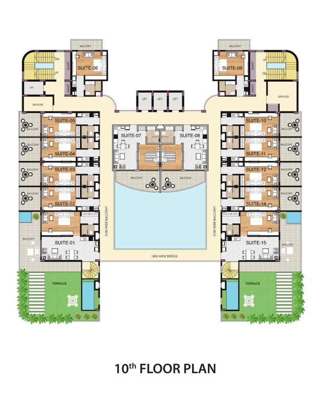  svg townsquare 1 SVG Townsquare 1 Cluster Plan for 10th Floor