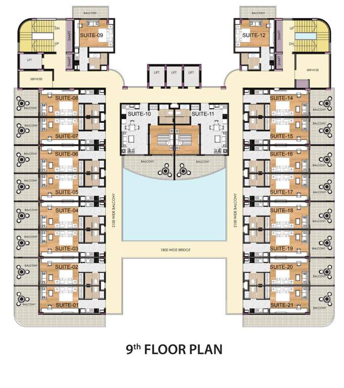  svg townsquare 1 SVG Townsquare 1 Cluster Plan for 9th Floor