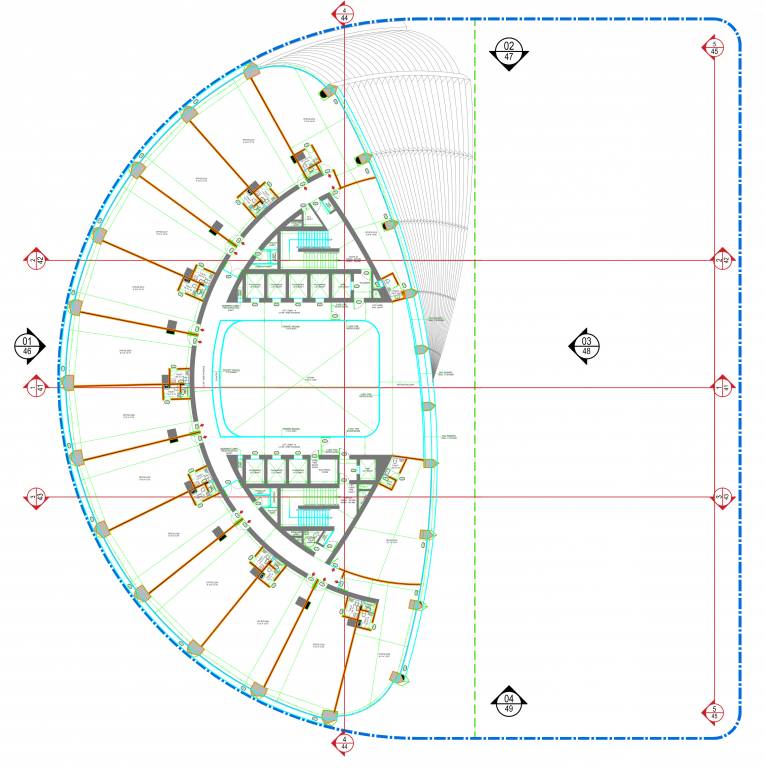  curv Shivalik Curv Cluster Plan for 22th Floor
