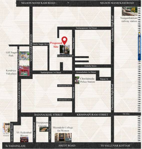  kanakadharaa Location Plan