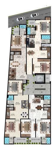  vijay-laxmi-tower Vijay Laxmi Tower Cluster Plan from 1st to 6th Floor