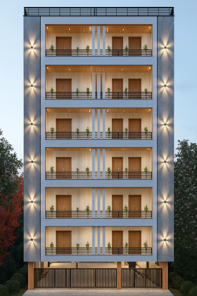 Elevation vijay-laxmi-tower Elevation